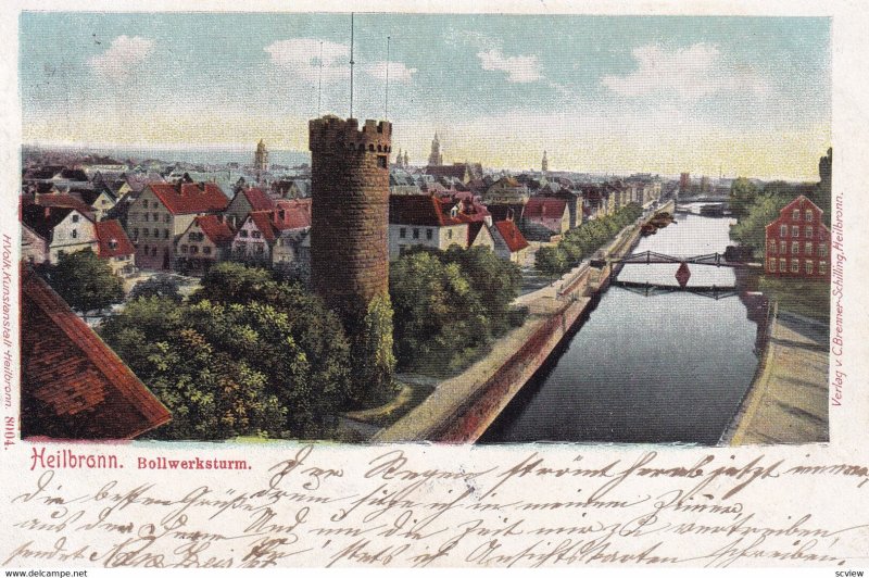HEILBRONN A. N., Baden-Wurttemberg, Germany, PU-1905; Bollwerksturm