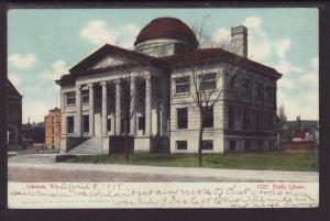 Public Library,Oshkosh,WI Postcard