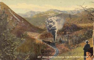 Railroad Train James Peak Eastern Slope Moffat Road Colorado 1910c postcard