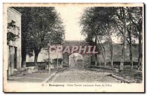 Old Postcard Beaugency Tavers Gate (old city gate)