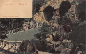 GIESSHUBL AUSTRIA~DIE GROTTE~1900s HERMANNN POY PHOTO POSTCARD