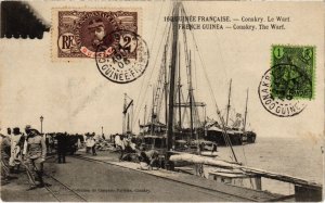 PC CONAKRY THE WARF FRENCH GUINEE GUINEA (a35856)