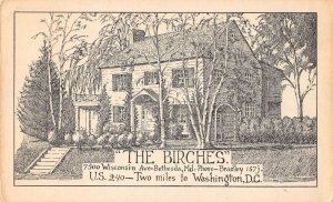 Washington DC The Birches Vintage Postcard AA33358