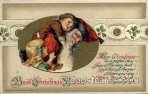 John Winsch Santa Claus 1919 very light tab markings from being in album, pos...