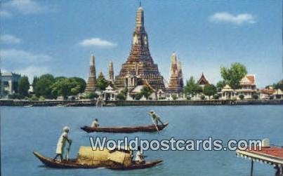 Temple of Dawn Thonburi Thailand Unused 