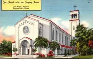 Florida Daytona Beach First Baptist Church 1959