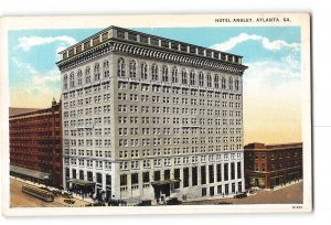 Atlanta Georgia GA Postcard 1915-1930 Hotel Ansley