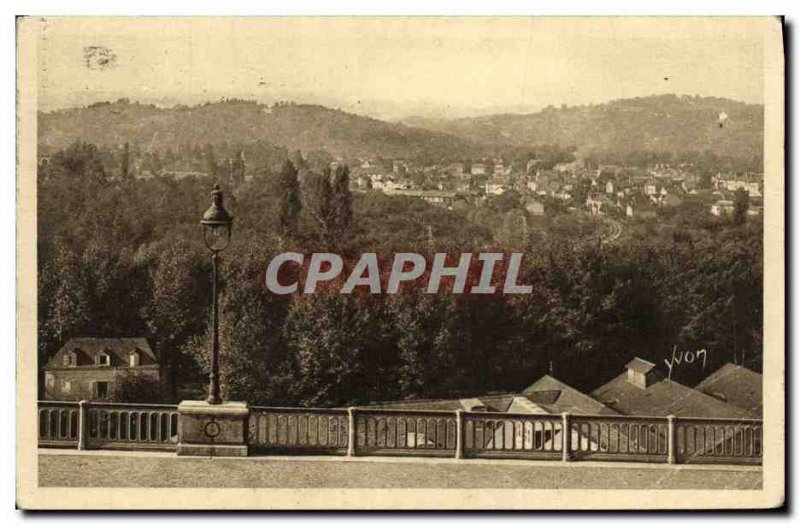 Old Postcard Pau Boulevard des Pyrenees