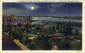 Confederate Park - Memphis, Tennessee TN Postcard