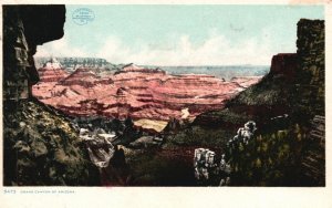 Vintage Postcard 1909 View Grand Canyon National Park Arizona AZ By Detroit Co.