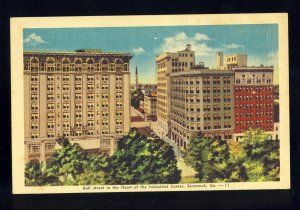 Savannah, Georgia/GA Postcard, Bull Street In Industrial Center