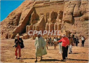 Modern Postcard The temple of Abu Simbel