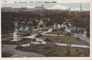 LP68  Boston, Massachusetts, MA, postcard, Aerial Panorama 