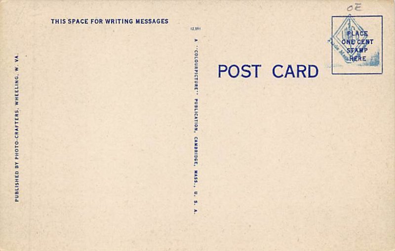 Wheeling Wheeling - Wheeling, West Virginia WV Postcard
