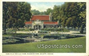 Park Villa & Lilly Pond, Riverside Park - Wichita, Kansas KS