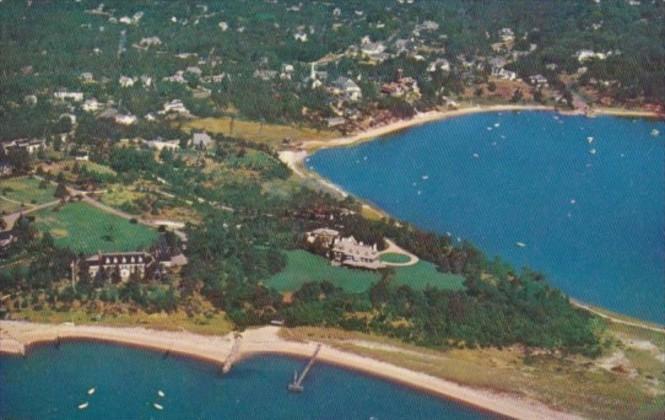 Massachusetts Cape Cod Aerial View Cotuit Harbor