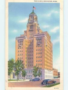 Unused Linen OLD CARS AT HOSPITAL Rochester Minnesota MN d5445