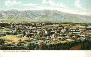 c1906 Chromograph Postcard 3657 Panorama of Pasadena CA Unposted