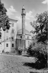 B39995 Pecs Dshami o Jakovali Hasszan with minaret   hungary