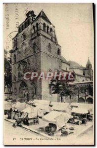 Old Postcard Cahors The Cathedral Walk