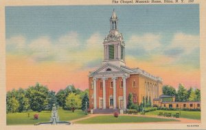 Utica NY, New York - Masonic Home Chapel - Linen