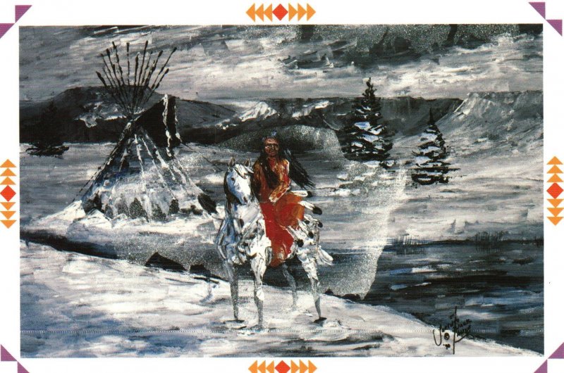 We Are Our Dreams,Western Painting Lorenzo Black Lance,Brule Sioux