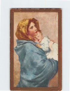 Postcard Madonnina By Roberto Ferruzzi