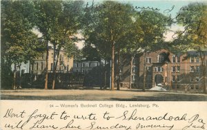 Postcard Pennsylvania Lewisville Women's Bucknell College Burger Prowell 23-9685