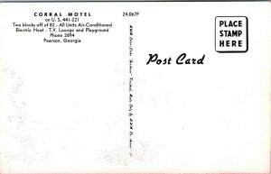 Postcard Corral Motel in Pearson, Georgia~132346