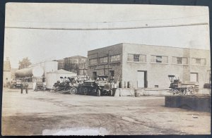 Mint USA Real Picture Postcard Standard Oil Company red Crown Gasoline Station