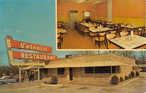 La Follette Tennessee Colonial Restaurant Multiview Vintage Postcard K49832