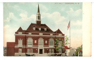NH - Concord. City Hall ca 1905