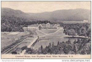 New Hampshire White Mountain Crawford House From Elephants Head 1907