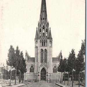 c1900s Epernay, France Chapelle l'Hopital-Hospice Auban-Moet Gothic Church A344