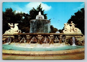 Wittelsbach FountainMUNICH Germany  4x6 Vintage Postcard 0218