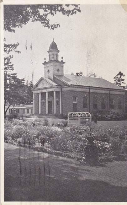 Chapel & Garden Oriskany Eastern Star Home & Infirmary Oriskany New York pm 1938