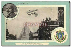 Old Postcard Jet Aviation Biplane Bristol Circuit Europeen June July 1911 Tab...