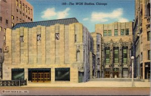 Three Postcards The WGN Studios and Radio Station in Chicago, Illinois~138463