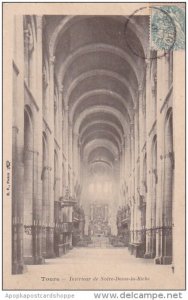 France Troyes Interieure de Notre-Dame-la-Riche 1904