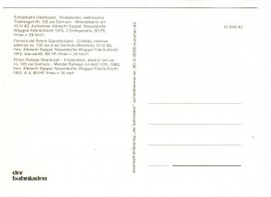 Ritten Railway Oberbozen Train, Tyrol, Italy,1982