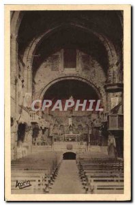 Old Postcard The Saintes Maries de la Mer Camargue Basilica Interior