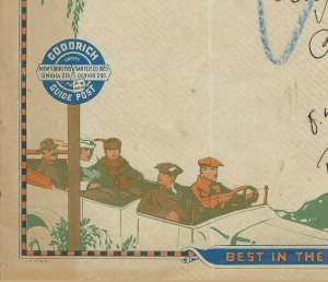 MB-151 PA Petrolia Goodrich Tires Silverton Yeager WWI Soldiers Letterhead 1918