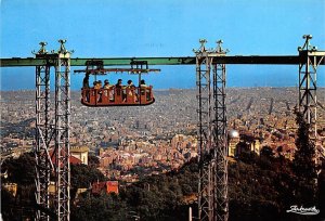 Ferrocarril aereo Barcelona Spain 1973 