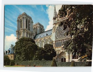 Postcard Les tours et le portail Saint-Etienne, La cathédrale Notre-Dame, France