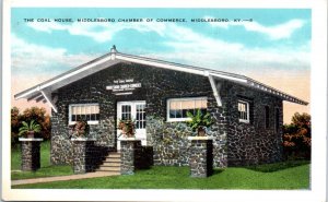 1920s The Coal House Middlesboro Chamber of Commerce Middlesboro KY Postcard