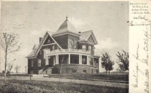 Home of Wm. Jennings Bryan in Lincoln, Nebraska