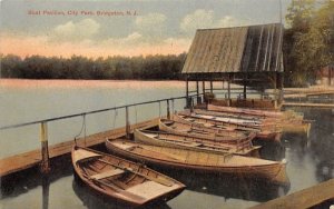Boat Pavilion, City Park Bridgeton, New Jersey Postcard