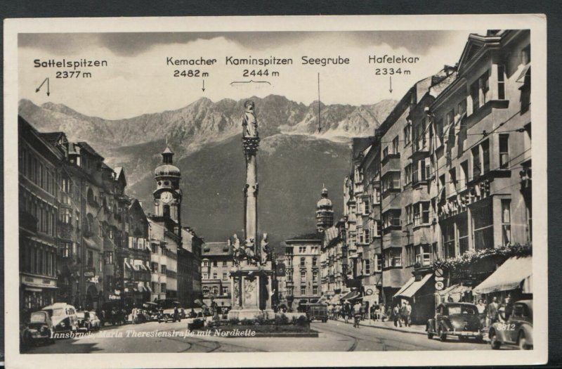 Austria Postcard - Innsbruck, Maria Theresienstrasse Mit Nordkette    RS9834