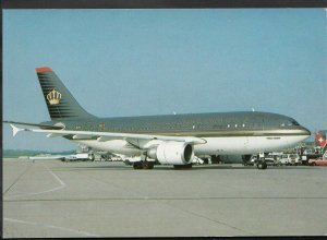 Aviation Postcard - Royal Jordanian Aeroplane - Airbus A310-300, Geneve  A8466