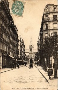 CPA Levallois Perret Rue Voltaire (1311077)